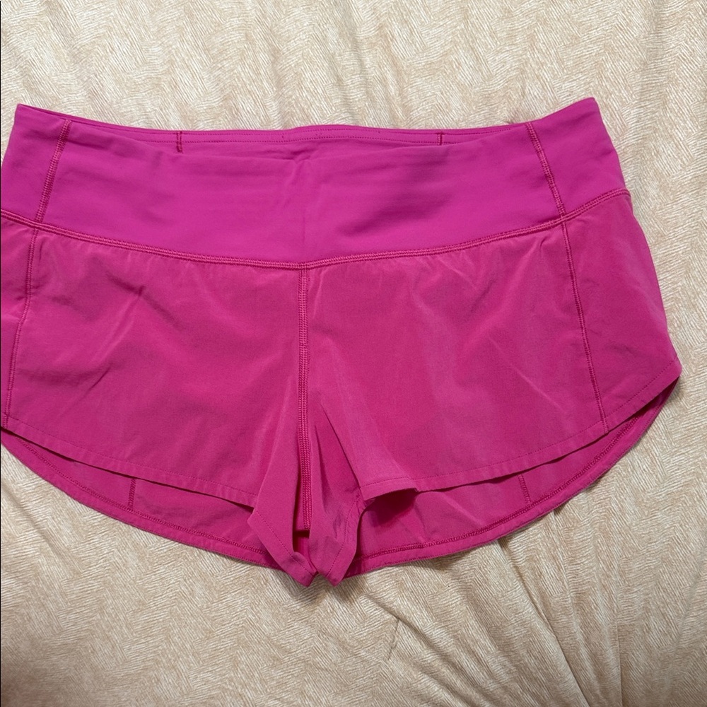 lululemon athletica Fuchsia Athletic Shorts